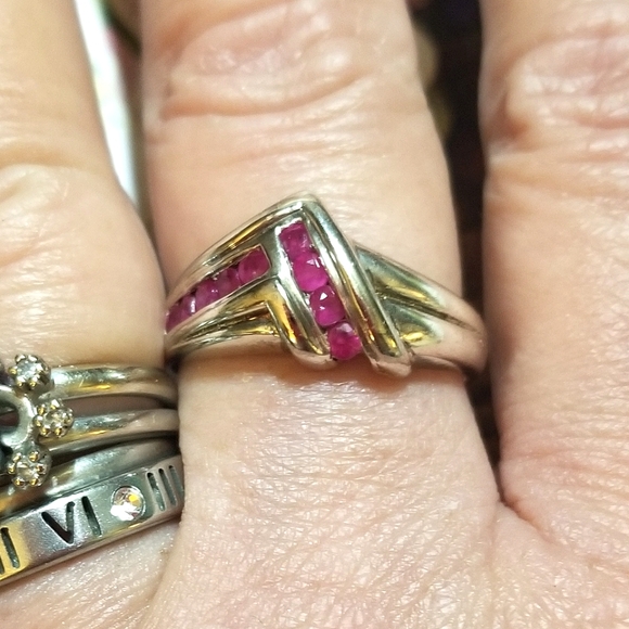 Art Deco 1.25cts Burmese Ruby Ring - Picture 4 of 8